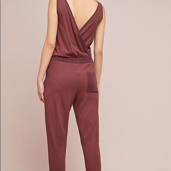 ❌ SOLD Anthropologie Cross Back Jumpsuit - Picture 2 of 8
